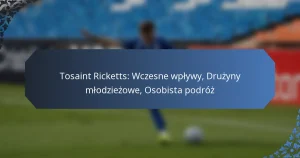 Tosaint Ricketts: Wczesne wpływy, Drużyny młodzieżowe, Osobista podróż